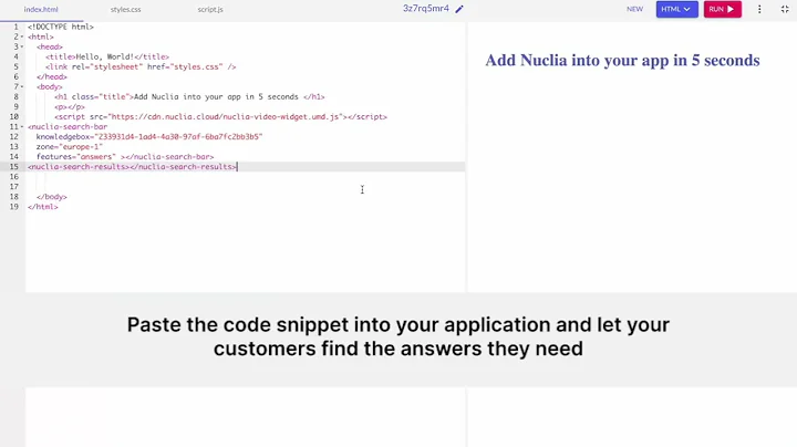 Provide your customers with automatic answers based on your documents, 100% automatically