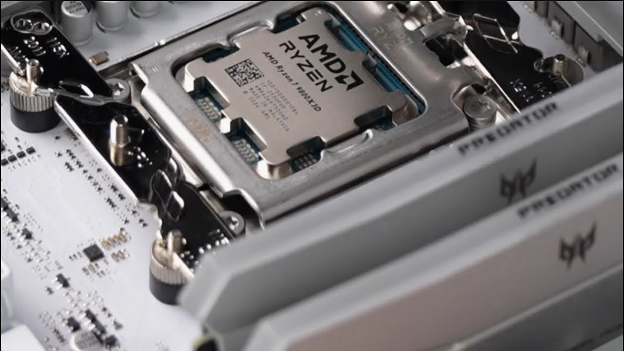 Easy tutorial on installing an AMD PC - YouTube