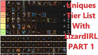 All uniques Tier Listed with LizardIRL PART 1 Last Epoch 0.8.2I