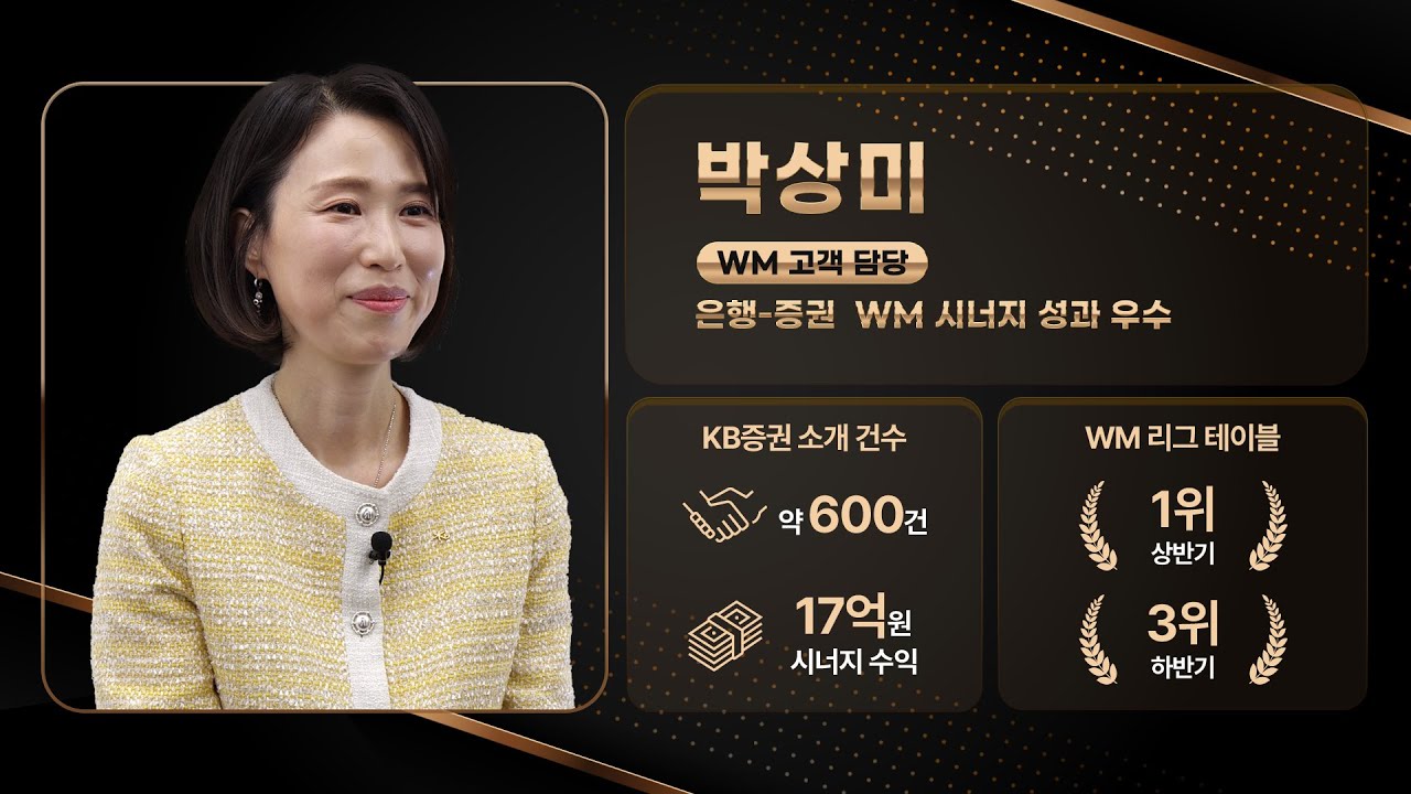 [2025년 KB Star상] KB국민은행 박상미