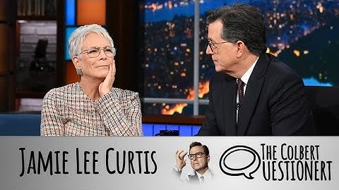 Jamie Lee Curtis Takes The Colbert Questionert