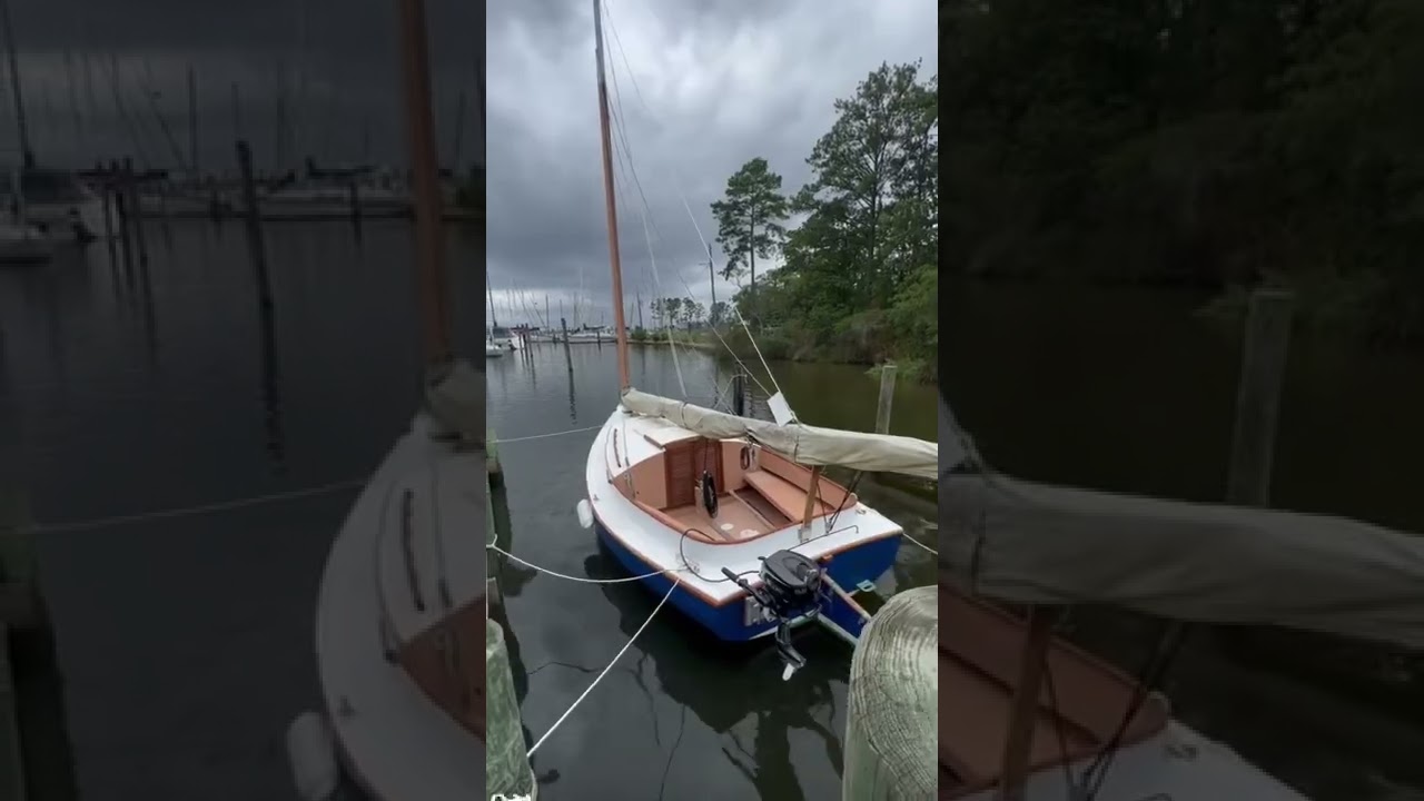 Beautiful sailboats in stunning Oriental, NC Dhow
