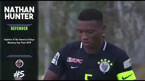 NATHAN HUNTER #5 (CAPTAIN) JAMAICA COLLEGE