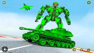 US Army Tank Transform Robot Battle War Shooting #2 - Android Gameplay screenshot 5