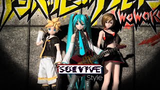 「4K 60 fps」 Unhappy Refrain (アンハッピーリフレイン) | SURVIVE | Project DIVA Arcade Future Tone
