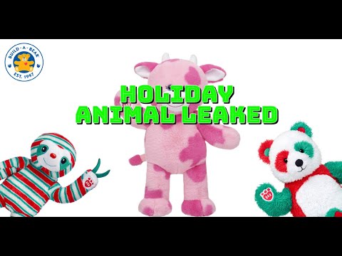 Build a Bear News - Leaked Holiday Animal coming on 28th - YouTube