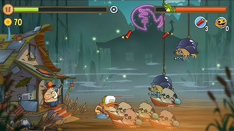 Swamp Attack: Challenge 45: iOS Gameplay