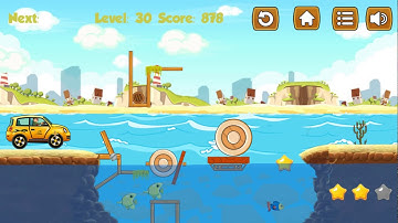 Build River Wooden Bridge - Level 30