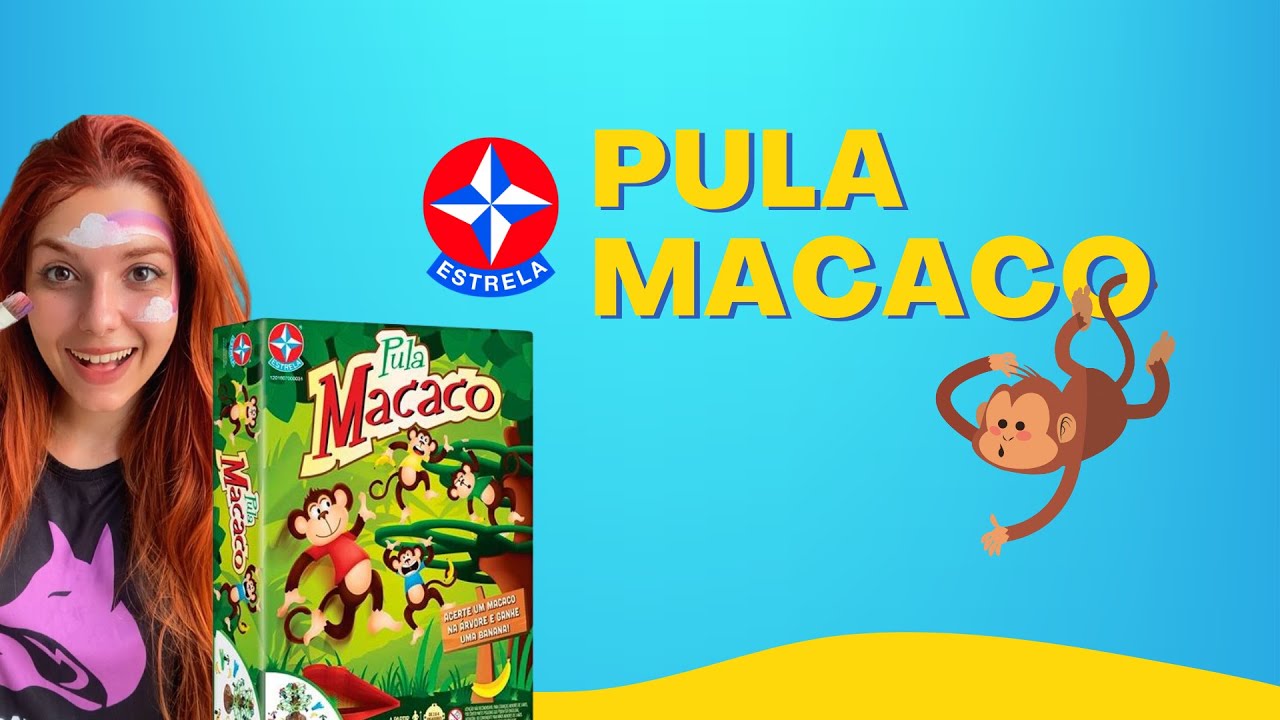 Jogo Pula macaco - Brinquedos Catavento - Campo Belo
