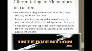 SPED482- Chp. 6: Students with EBD