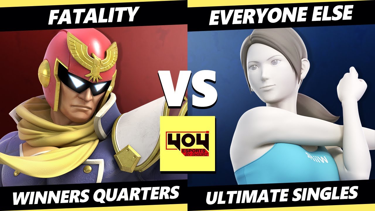 4o4 Weekly 83 - Fatality (Captain Falcon) Vs. everyone else (Wii Fit Trainer) Smash Ultimate - SSBU