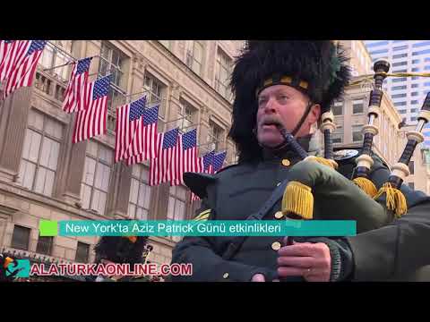Video: St. New York'ta Aziz Patrick Günü Geçit Töreni