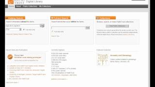 Basic Searching in Hathi Trust Digital Library Wealth