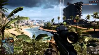 Battlefield 4 PS4 trying my luck at sniping