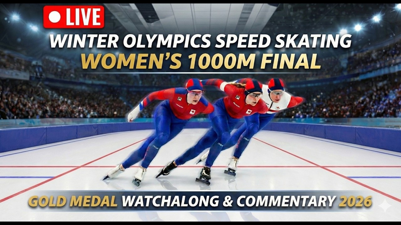 Speed Skating Women’s 1000m Final 🔴 LIVE | Winter Olympics 2026 Gold  Medal Watchalong