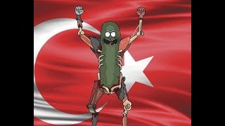 Pickle Rick Amerigan Farelerine Karşı Full Kahramanlık Tuna Nehri Akmam Diyor
