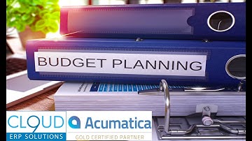 Financial Budgets in Acumatica