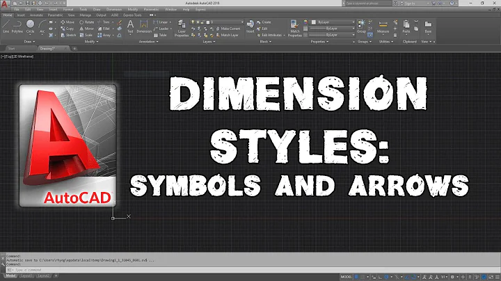 AutoCAD Dimension Styles - Symbols and Arrows