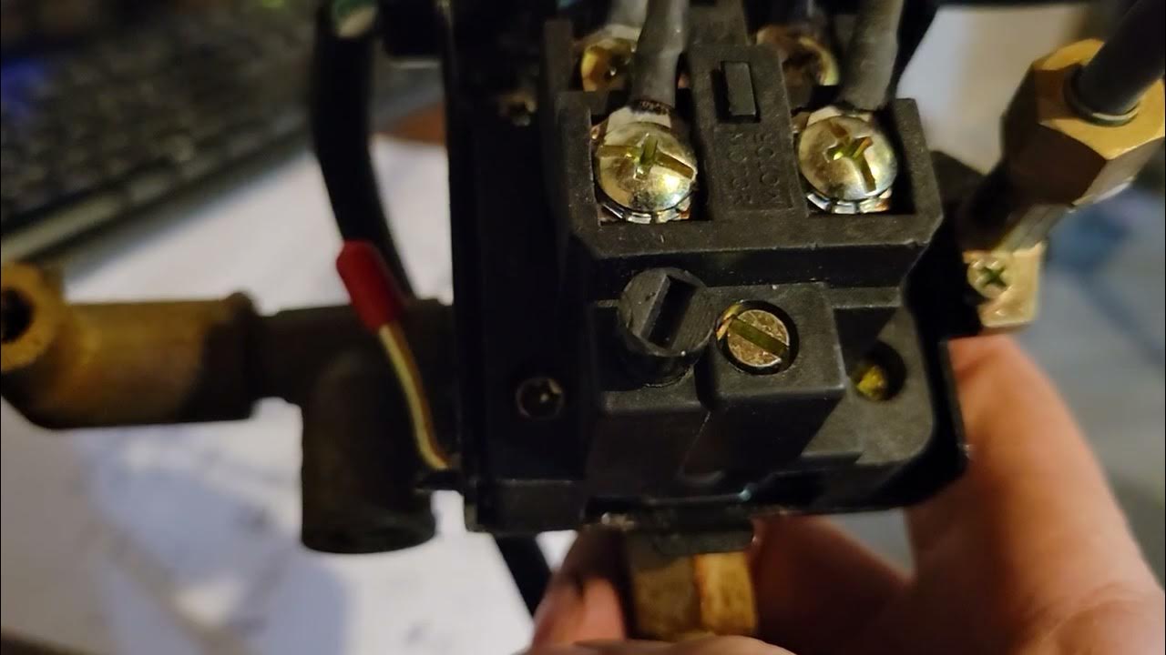 air compressor switch adjustment YouTube