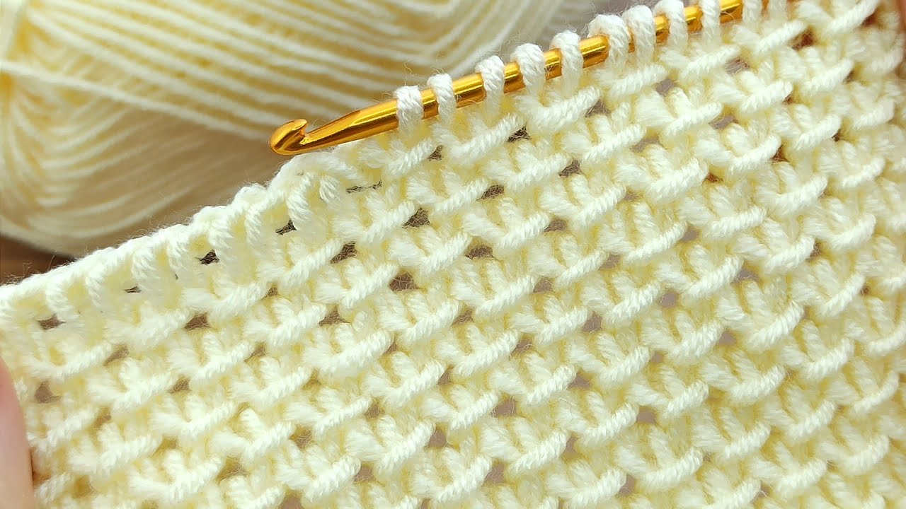 Amazing👌💯 * Super Easy Tunisian Crochet vest shawl scarf model 👏❤️