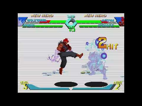 X-Men vs. Street Fighter - Wolverine, Storm vs. Akuma, Cyclops 5