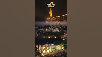Statue of Unity - When Night Falls, Lights Rise