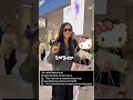 jisoo fan interaction at Incheon airport today on her way to hong kong