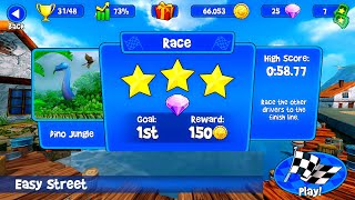 BBRACING EASY STREET | Dino Jungle Racing Track screenshot 5