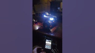 SCX6 gets FlySky g11p, ESS dual sound simulator and remote controled lights