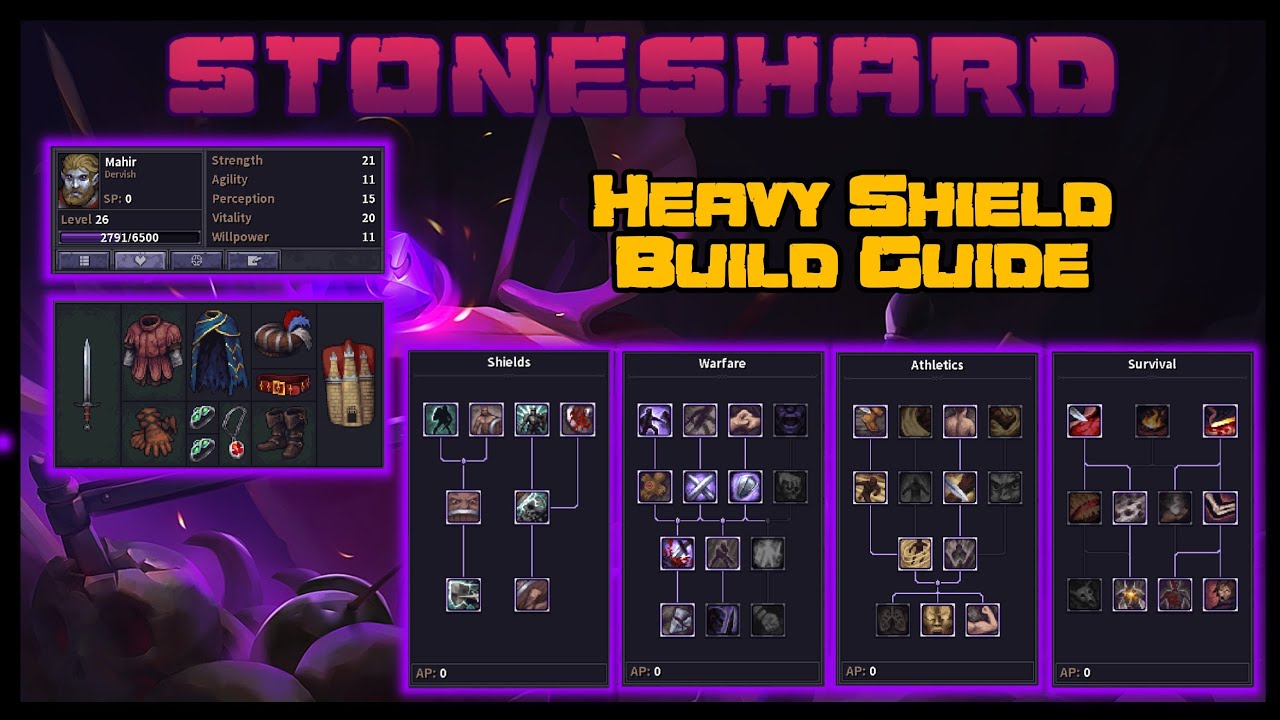 Shield Build Mahir Heavy Shield Build GUIDE! - Stoneshard - Patch 0.9.2.13 - YouTube