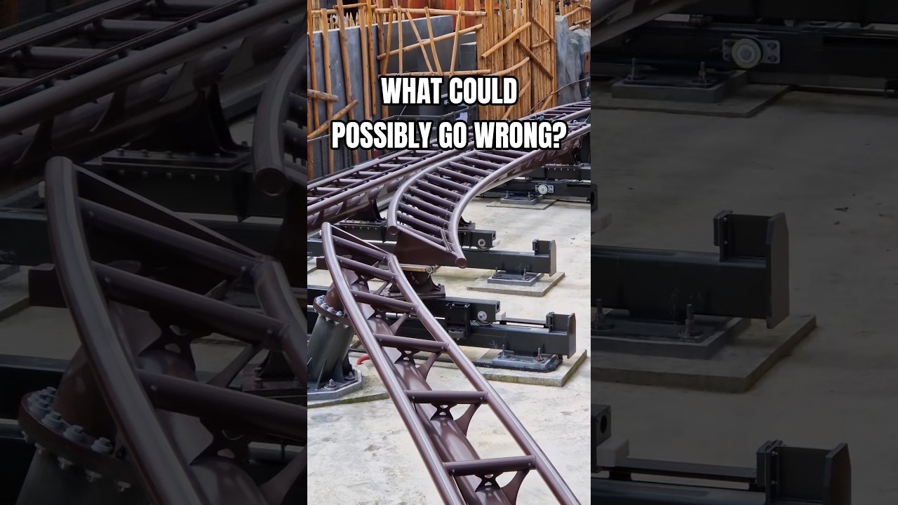 The Switch Track on Toutatis FREAKS People Out! #shorts #rollercoaster #parcasterix