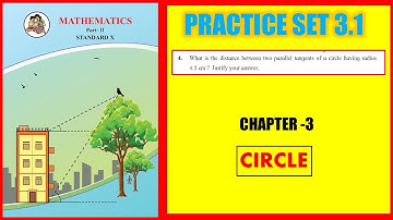 4. What is the distance between two parallel tangents of a circle having radius4.5 cm ? Justify your