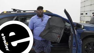 etrailer | How the WeatherTech Front Floor Mats Fit - 2024 Subaru Outback Wagon