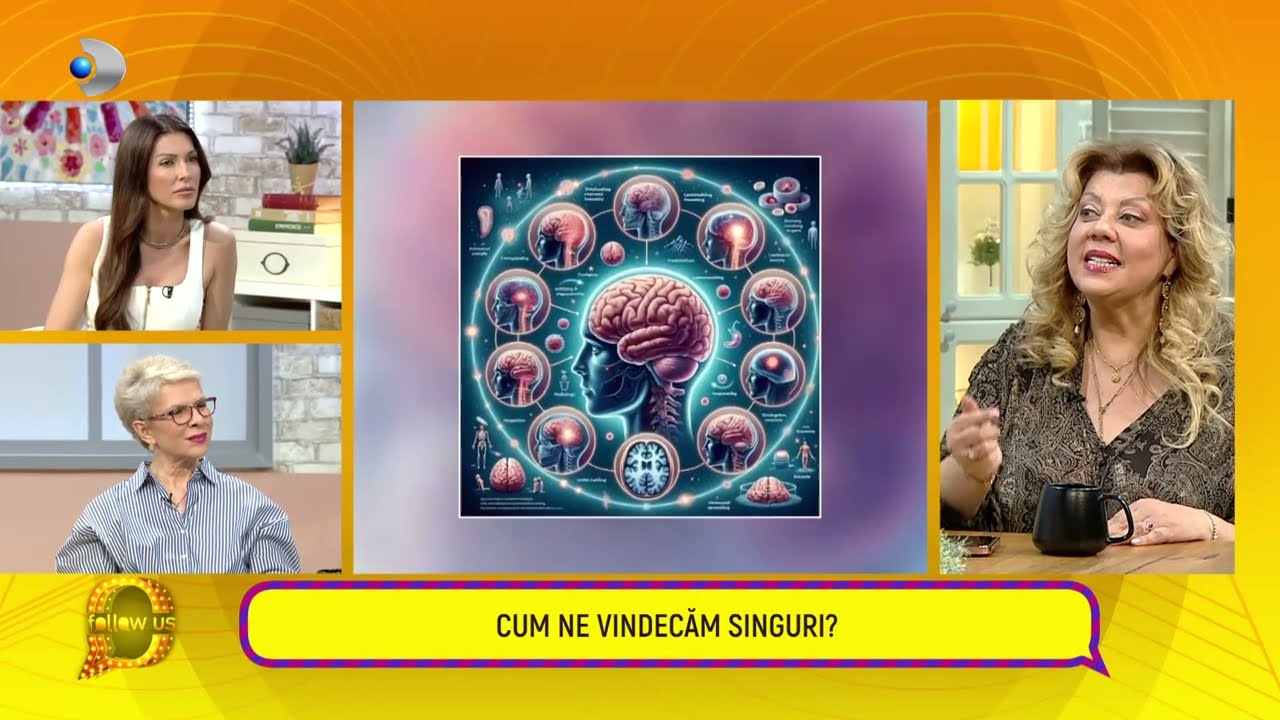 Follow us! - Gina Chiriac, despre rolul gandirii pozitive in procesul de vindecare!