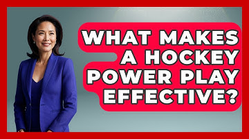 What Makes A Hockey Power Play Effective? - Puck Stats Central