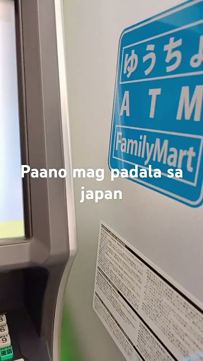 Paano mag padala sa Japan to pinas.#dcom #DCOMmoneyexpress
