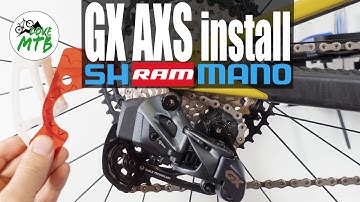 SRAM + Shimano 1x12 Wireless -  Eagle AXS Installation How-To, Mix Drivetrain GX, XX1, X01