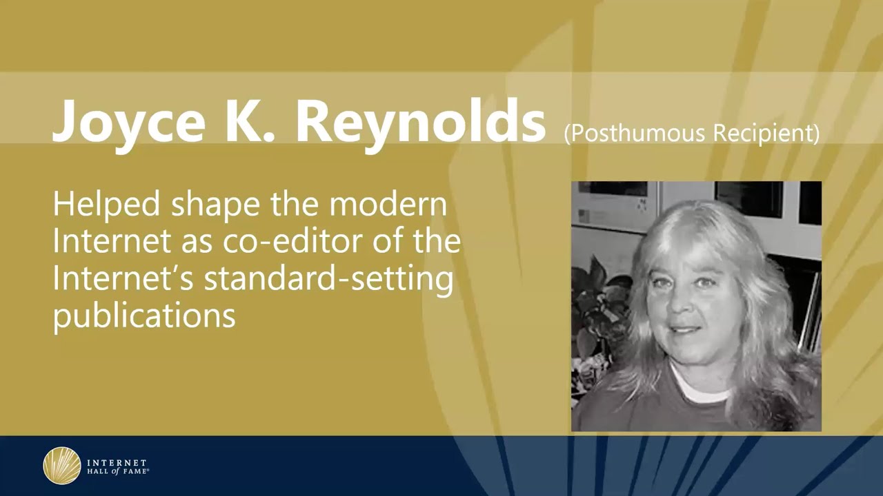 Joyce K. Reynolds | 2025 Internet Hall of Fame Inductee