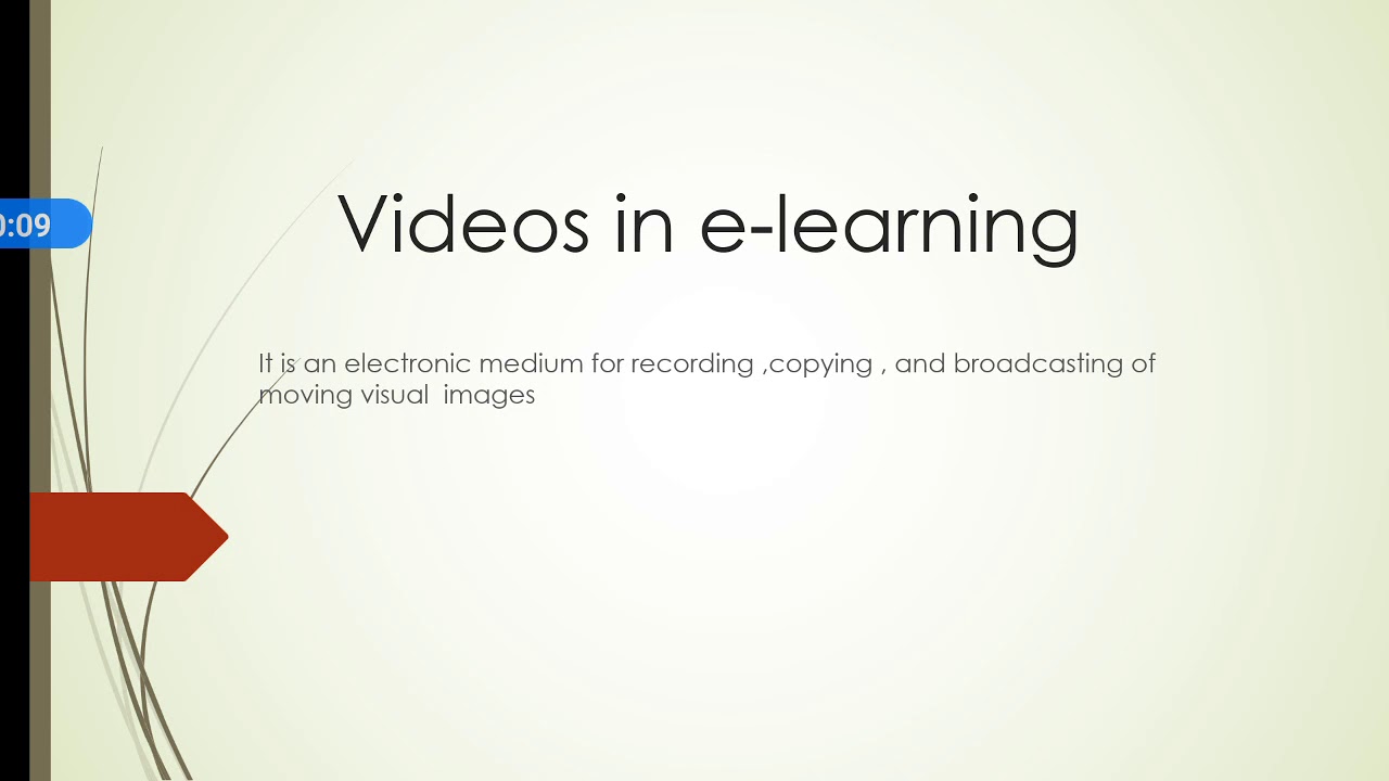 Videos in e learning - YouTube