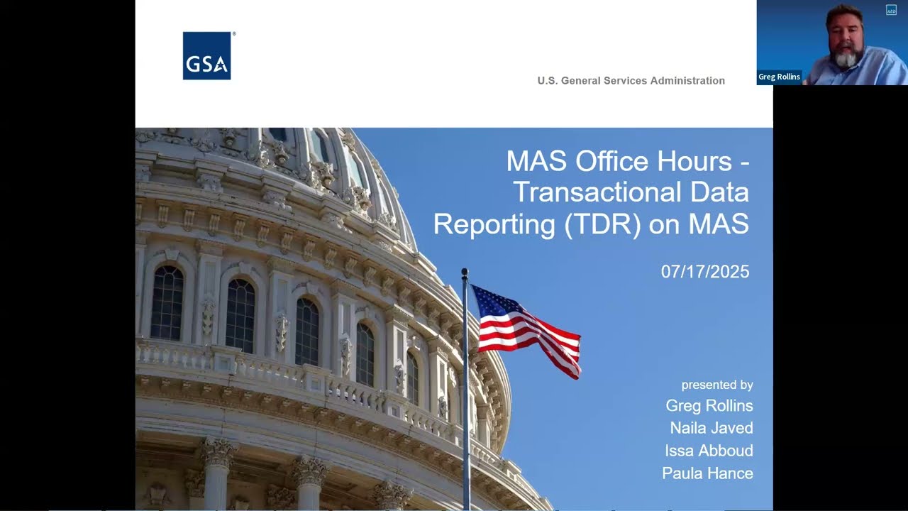 MAS Monthly Office Hours - TDR on MAS 07/17/25