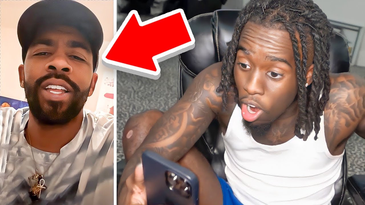 Kai Cenat Gets PRESSED By Kyrie Irving..😂