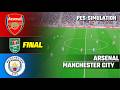 Arsenal Vs Manchester City EFL Carabao Cup Final PES 21 Simulation