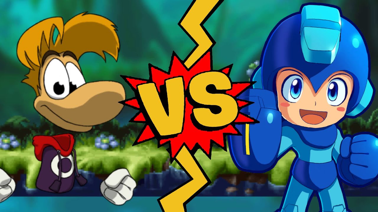 Mega Man Rays M.U.G.E.N. Battles | Rayman vs Mega Man - YouTube