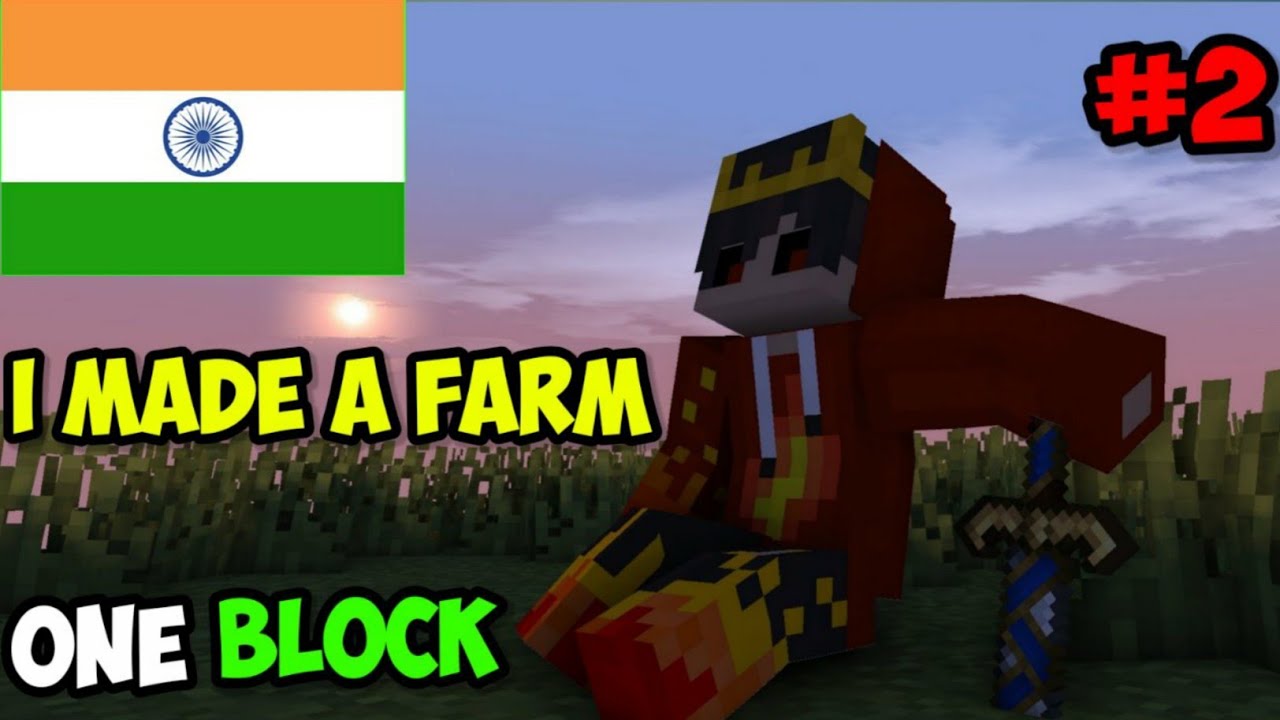 I made a Farm... in Minecraft One Block Series 😉🐷 || 