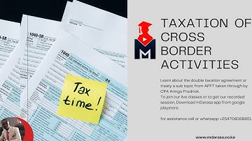 APFT - TAXATION OF CROSS BORDER