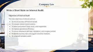 Internal Audit Meaning, Objectives, Importance and Role in Corporate Governance