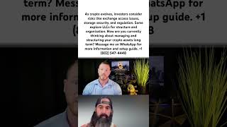 How are you structuring your crypto for security, control, and long-term planning?#investing #cryp