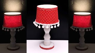 Diy Table Lamp Using Waste Materials Plastic Bottle Table Lamp Membuat Lampu Tidur Barang Bekas