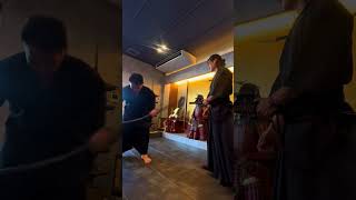 I thought it was a cane, but it was a sword!