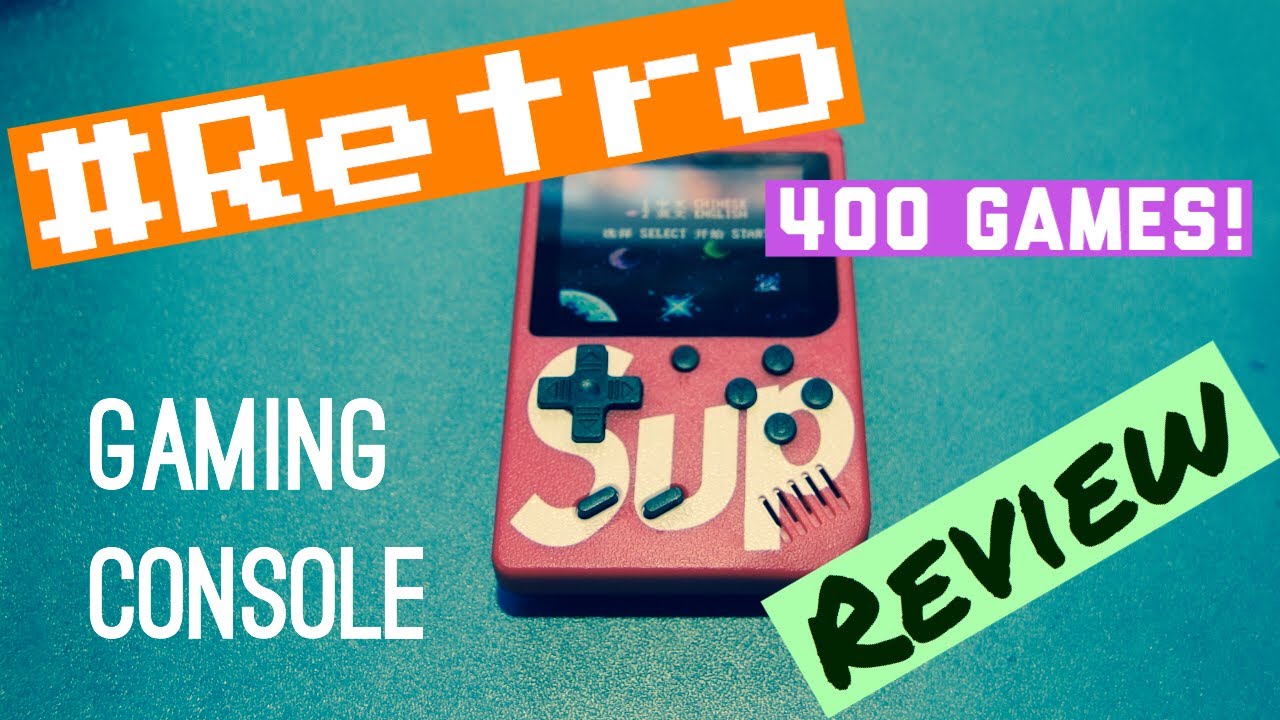SUP Retro Handheld 400 Games Console Review YouTube